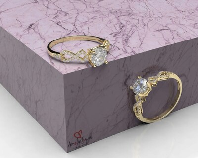 Foto 4 | Anillo de Oro 14K Moments Venus No. 6-6.5