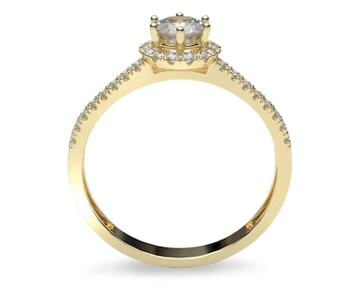 Foto 3 | Anillo de Oro 14K Moments Lucia No. 6-6.5