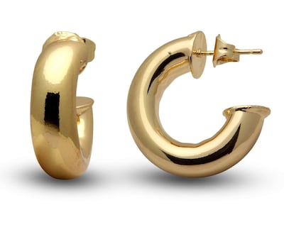 Foto 1 | Arracadas de Chapa de Oro 18K Sentimientos