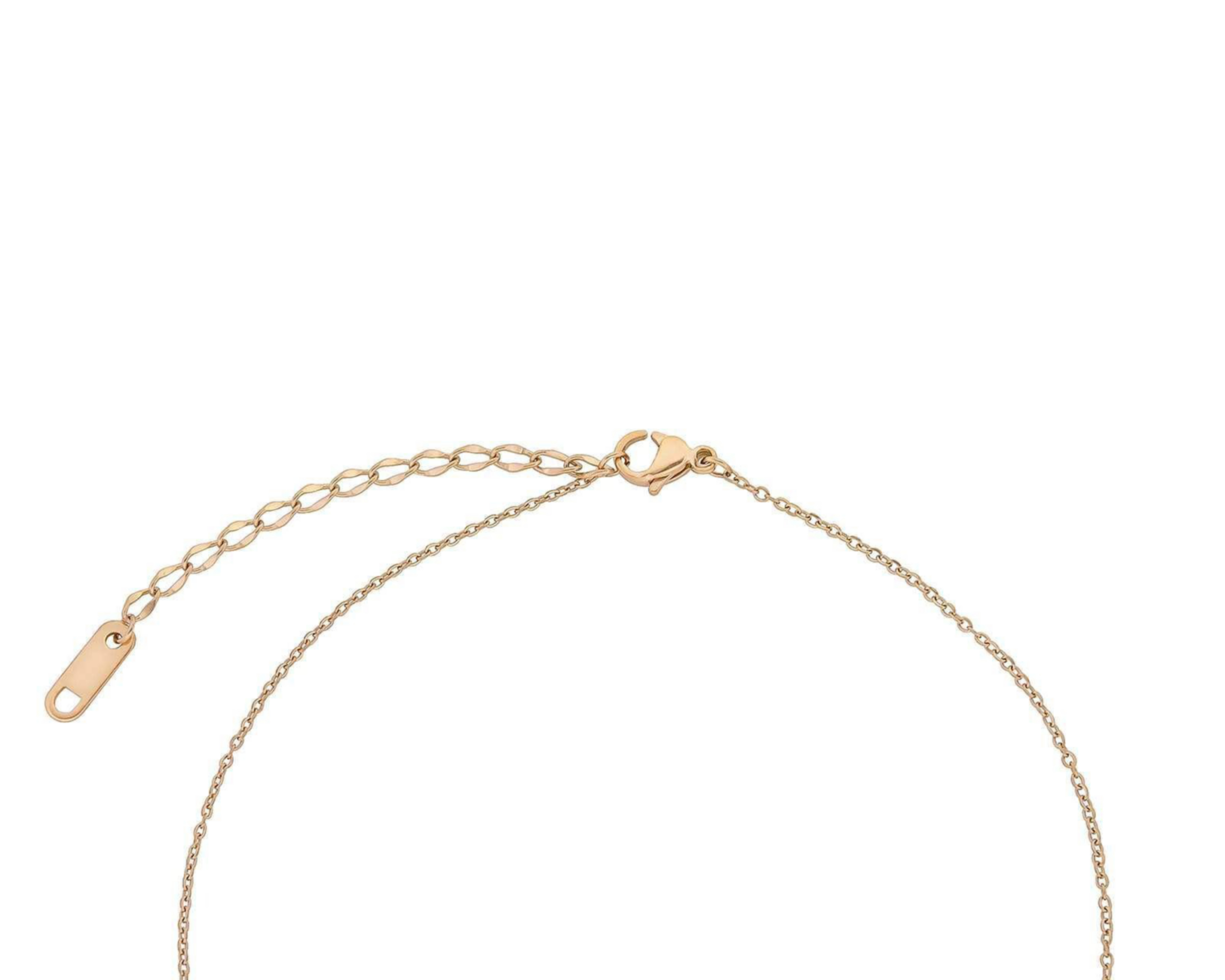 Foto 5 pulgar | Collar de Chapa de Oro Plafer