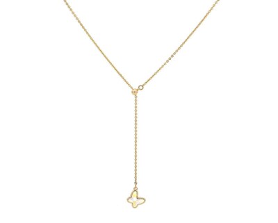 Foto 1 | Collar de Chapa de Oro de 18K Plafer