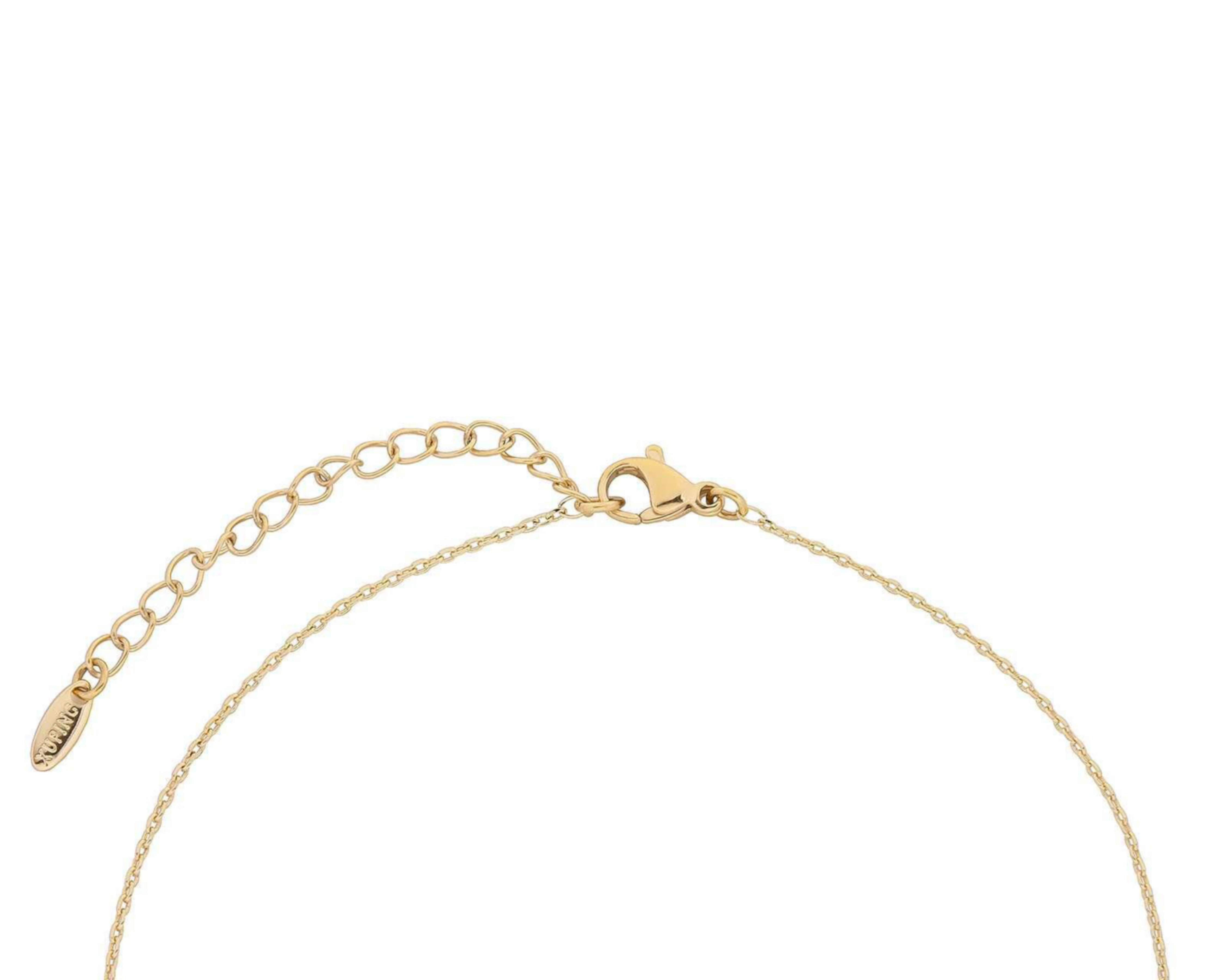 Foto 5 pulgar | Collar de Chapa de Oro de 18K Plafer