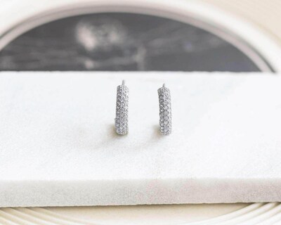 Foto 3 | Arracadas de Plata Bestsilver