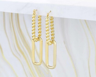 Foto 3 | Aretes de Bisutería Fina Thinner