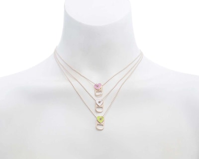 Foto 3 | Collar de Bisutería Fina Thinner 3 Piezas