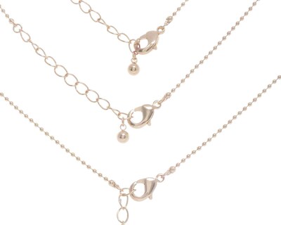 Foto 4 | Collar de Bisutería Fina Thinner 3 Piezas