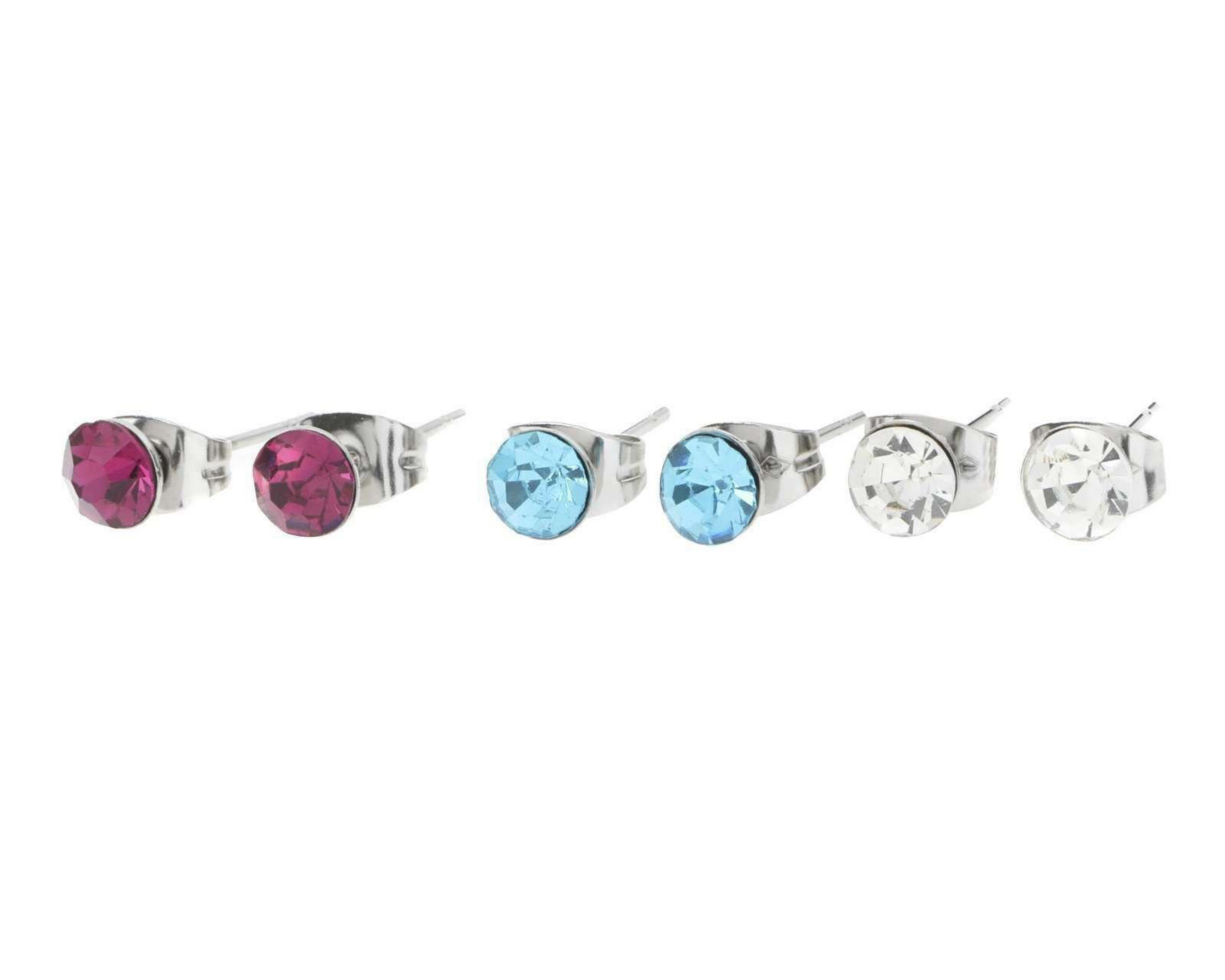 Aretes de Acero Inoxidable Thinner 3 Pares