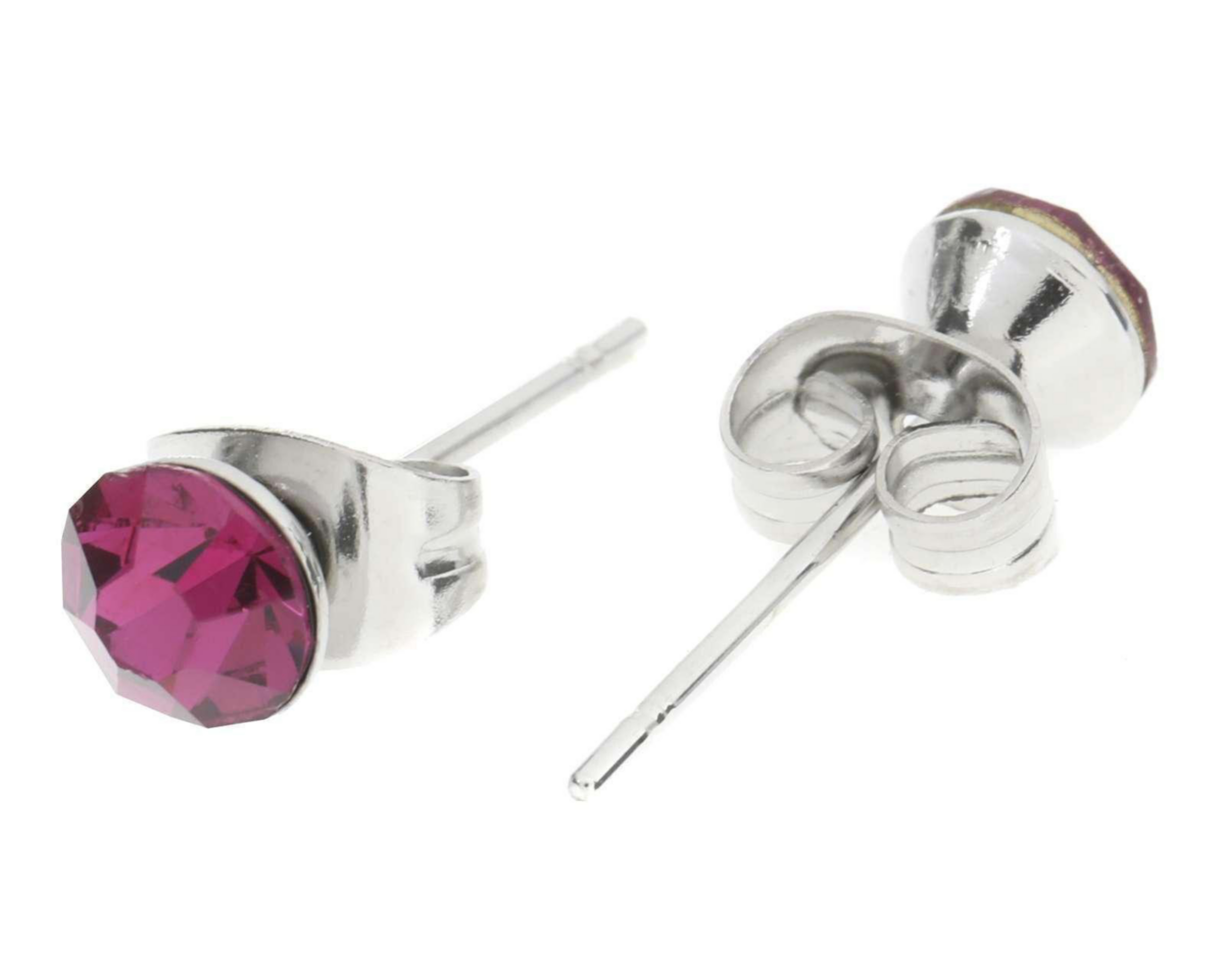 Foto 4 pulgar | Aretes de Acero Inoxidable Thinner 3 Pares