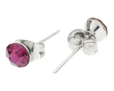 Foto 3 | Aretes de Acero Inoxidable Thinner 3 Pares