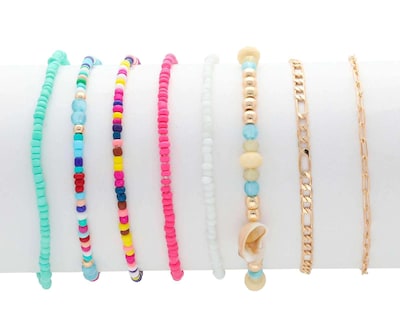 Foto 4 | Pulsera Tejida Thinner 8 Piezas