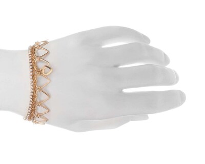 Foto 4 | Pulseras de Bisutería Fina Thinner 4 Piezas