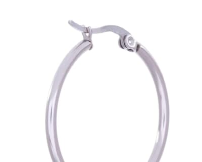 Foto 5 | Aretes de Acero Inoxidable Thinner 2 Pares