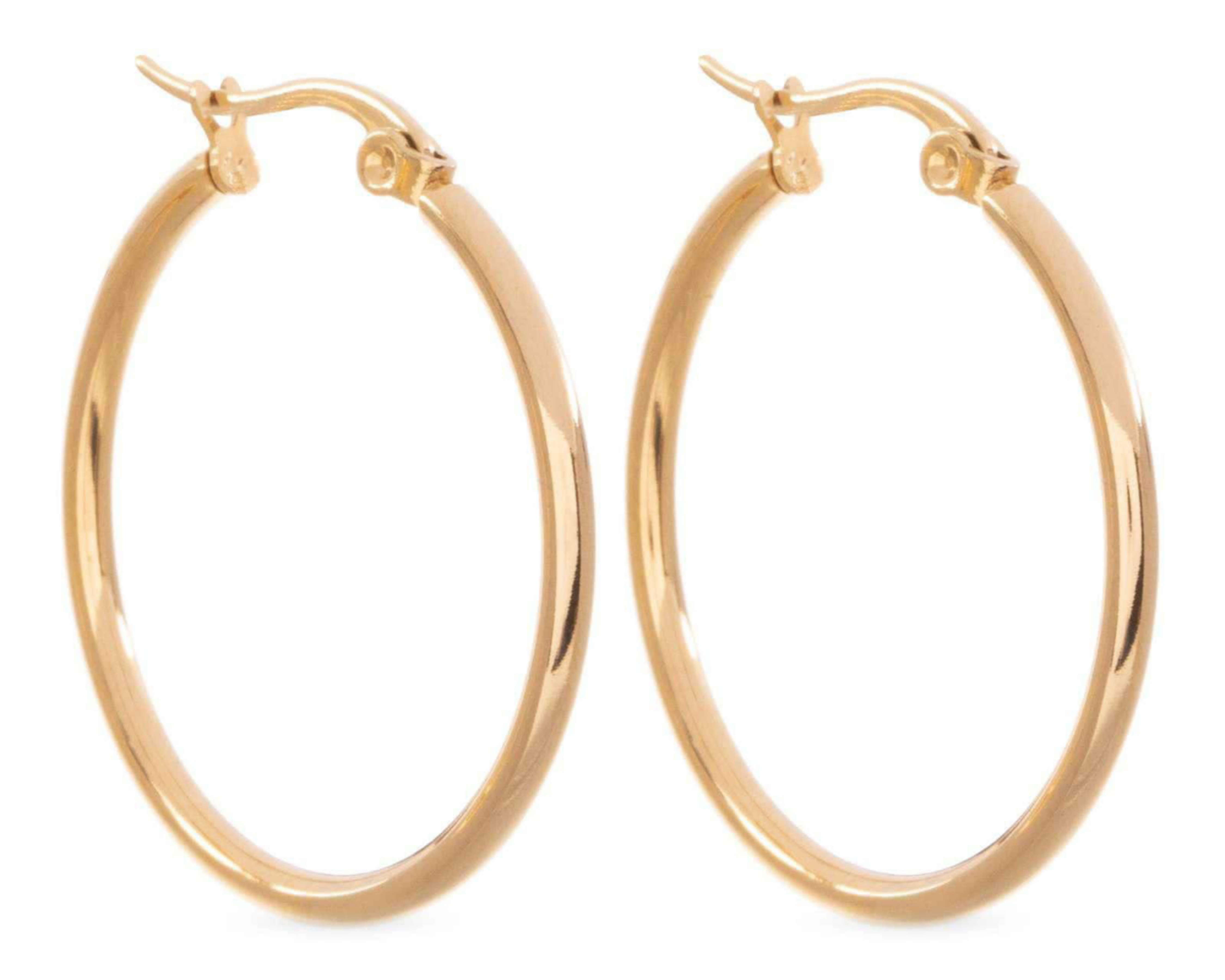 Foto 4 | Aretes de Acero Inoxidable Thinner 2 Pares