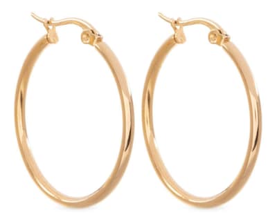 Foto 4 | Aretes de Acero Inoxidable Thinner 2 Pares