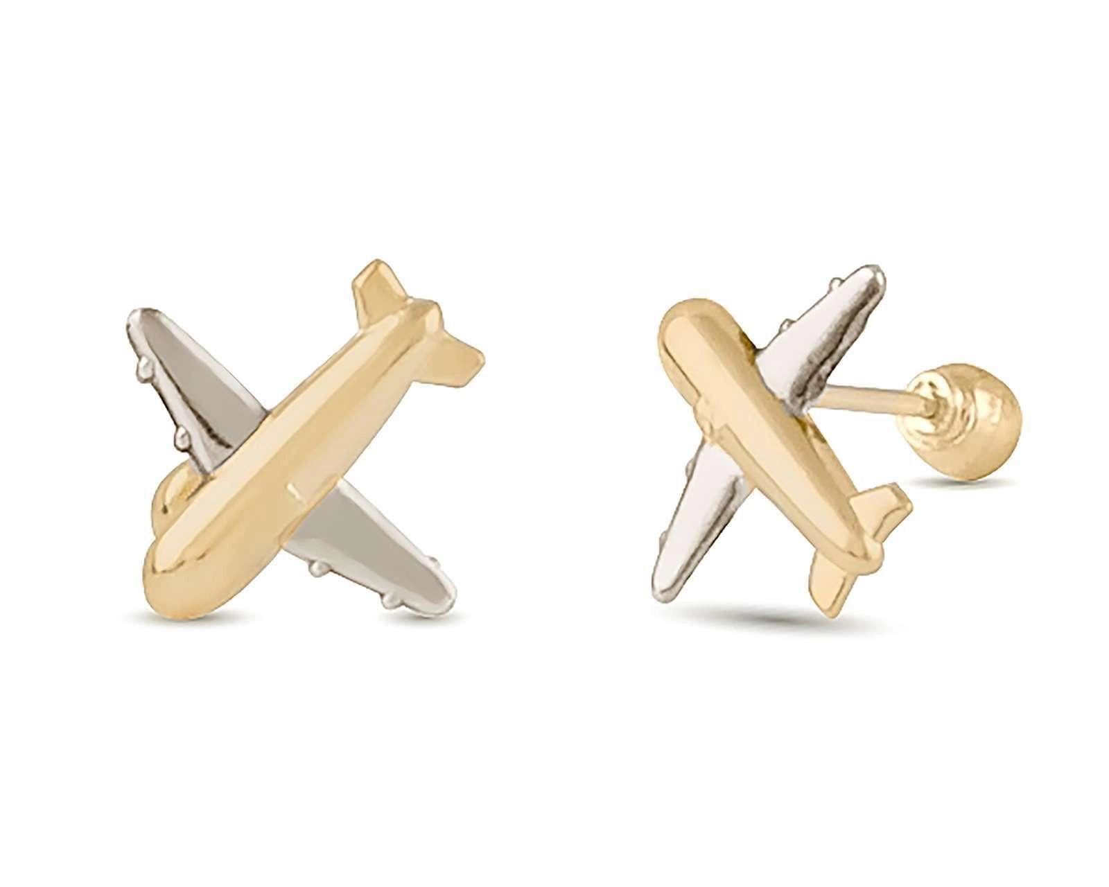 Broqueles de Oro 10K Plafer $349
