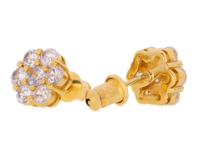 Foto 2 | Aretes de Chapa de Oro 18K Girondela