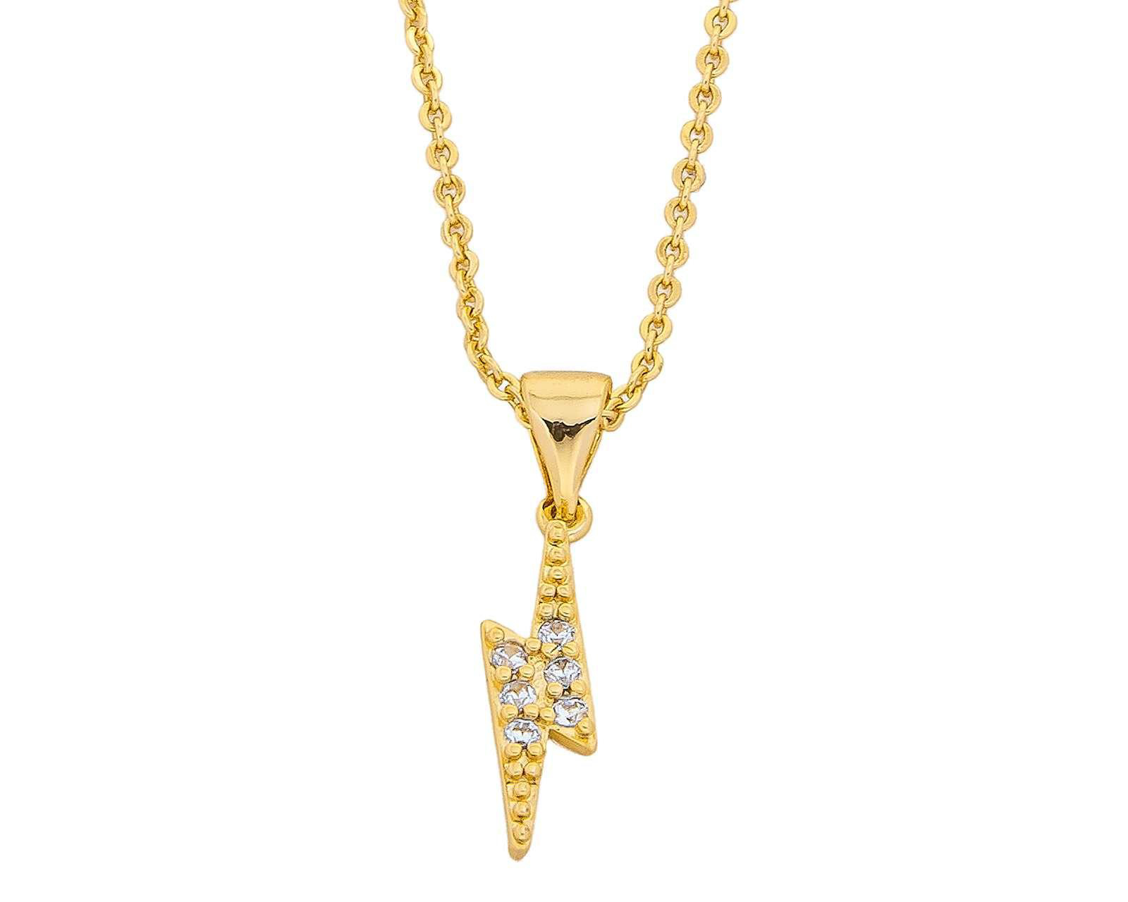Foto 2 | Cadena y Aretes de Chapa de Oro 18K Plafer