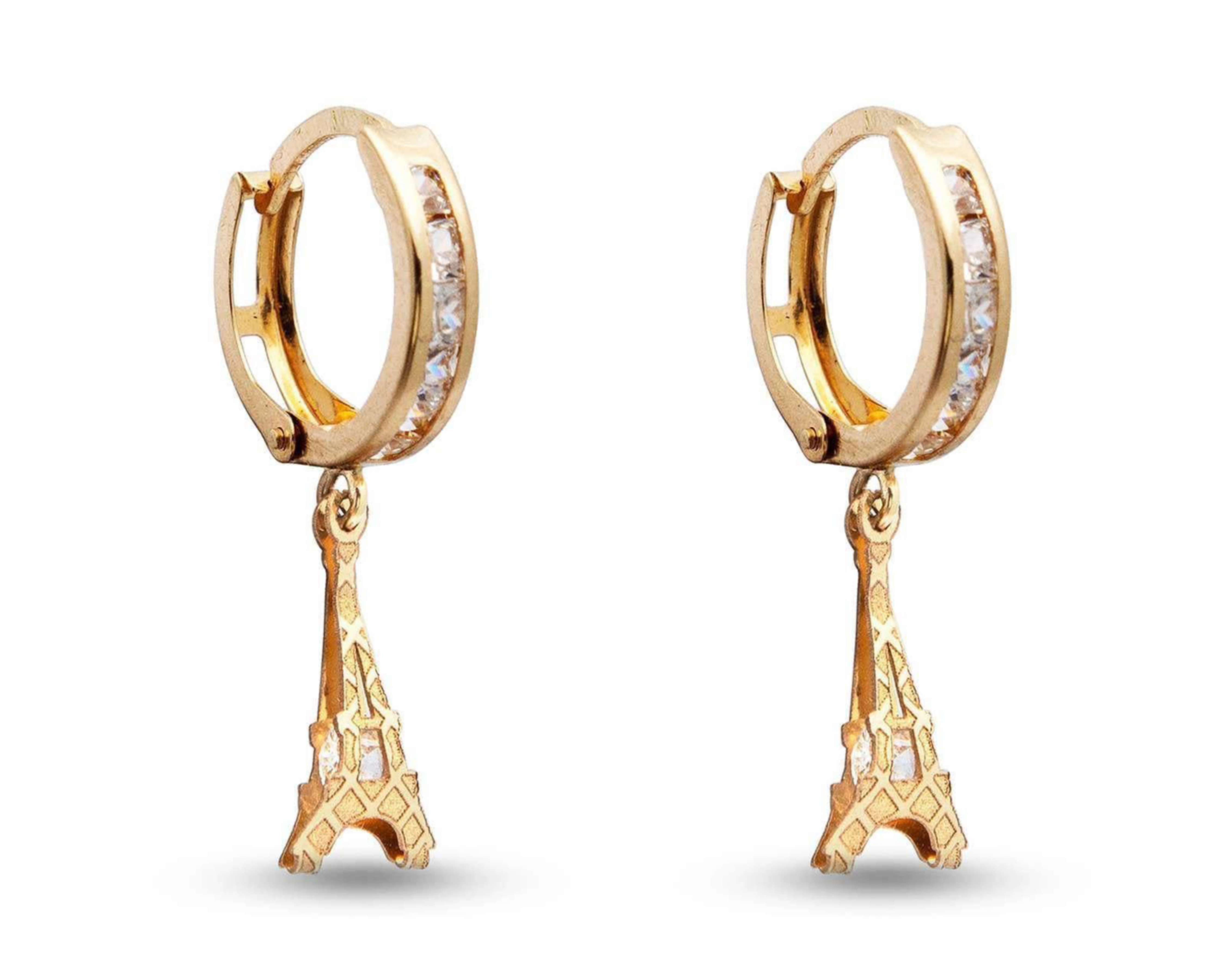 Foto 1 | Aretes de Oro 10K Sentimientos