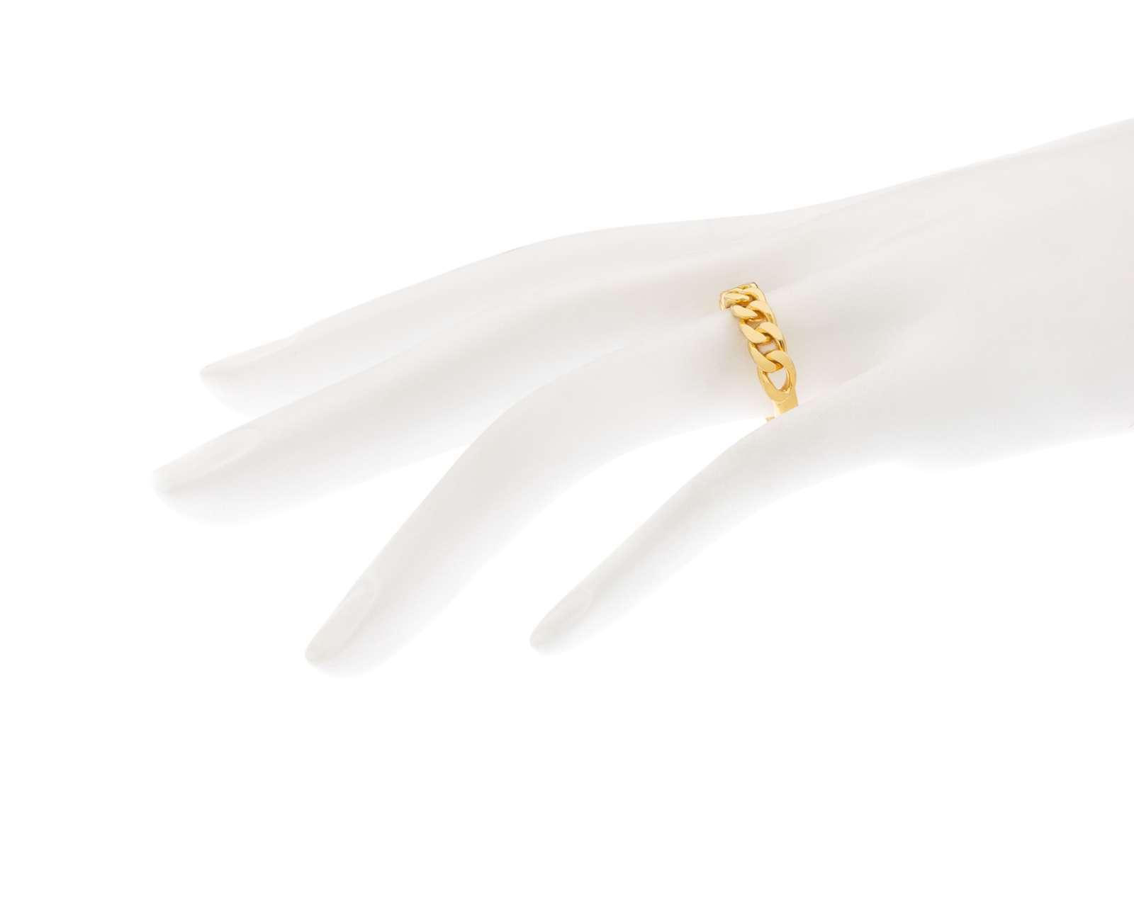 Foto 6 pulgar | Anillo de Chapa de Oro 18K Unitalla