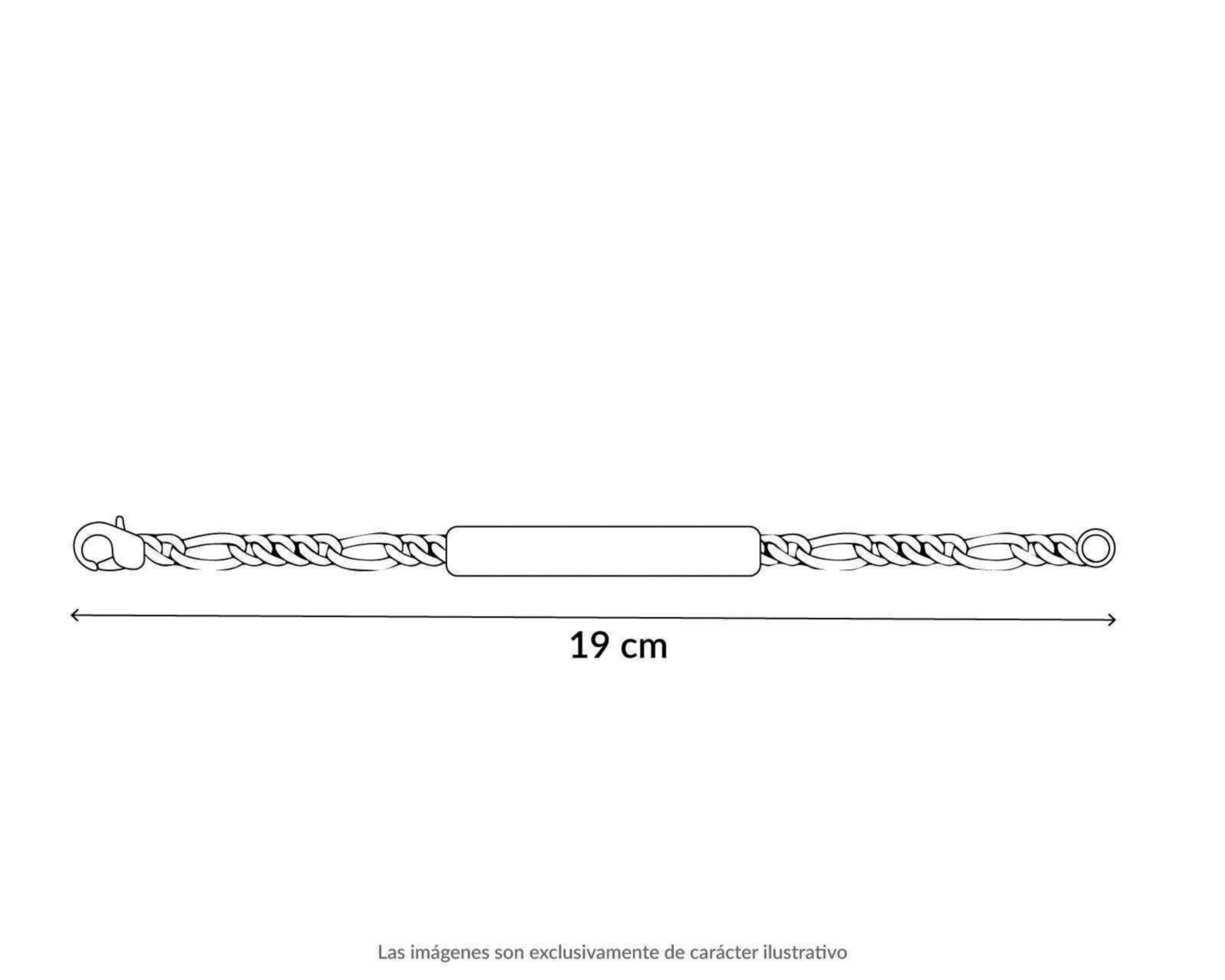 Foto 8 pulgar | Pulsera de Acero Inoxidable Thinner