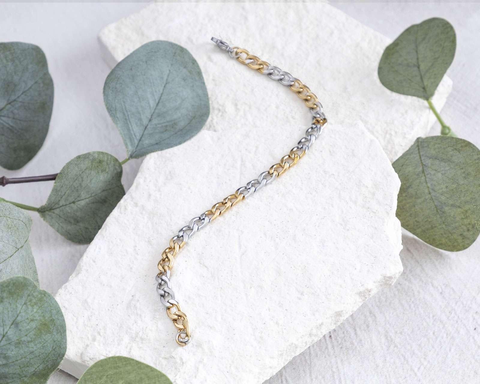 Foto 5 | Pulsera de Acero Inoxidable Thinner