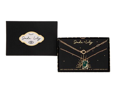 Foto 5 | Collar Chapa de Oro 14 kt Jade+Lily