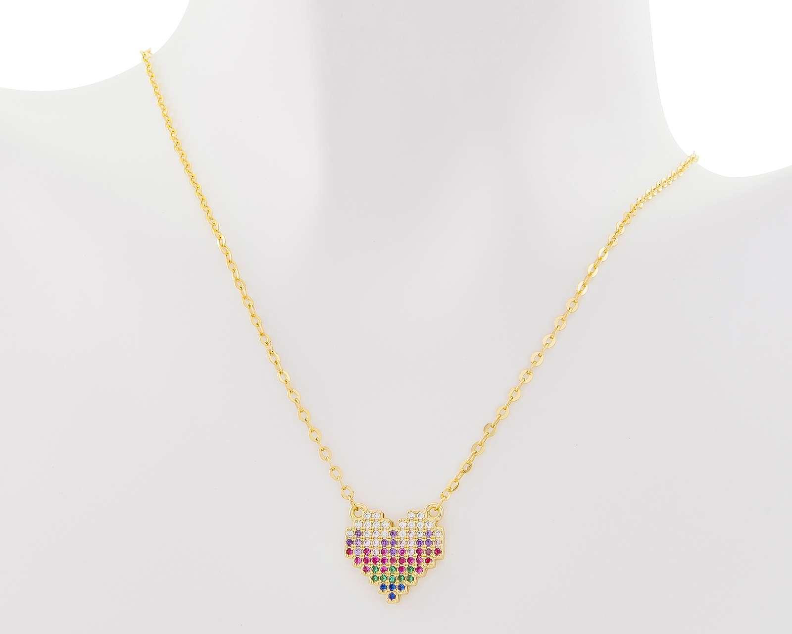 Foto 4 pulgar | Collar de Chapa de Oro 18K Plafer