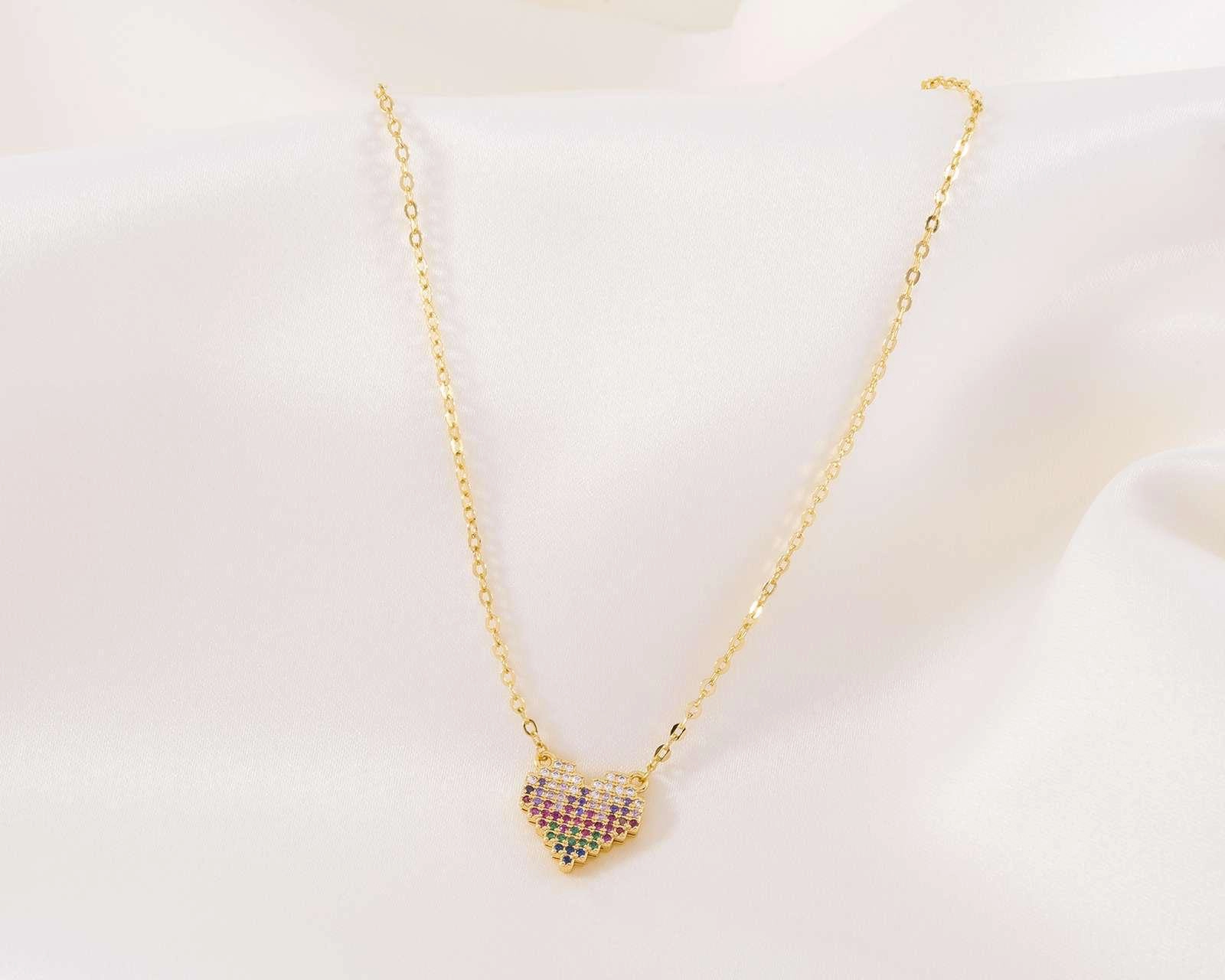 Foto 7 pulgar | Collar de Chapa de Oro 18K Plafer