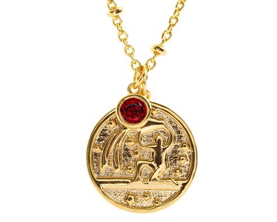 Foto 1 | Collar de Chapa de Oro 18K Mareti Signo Acuario