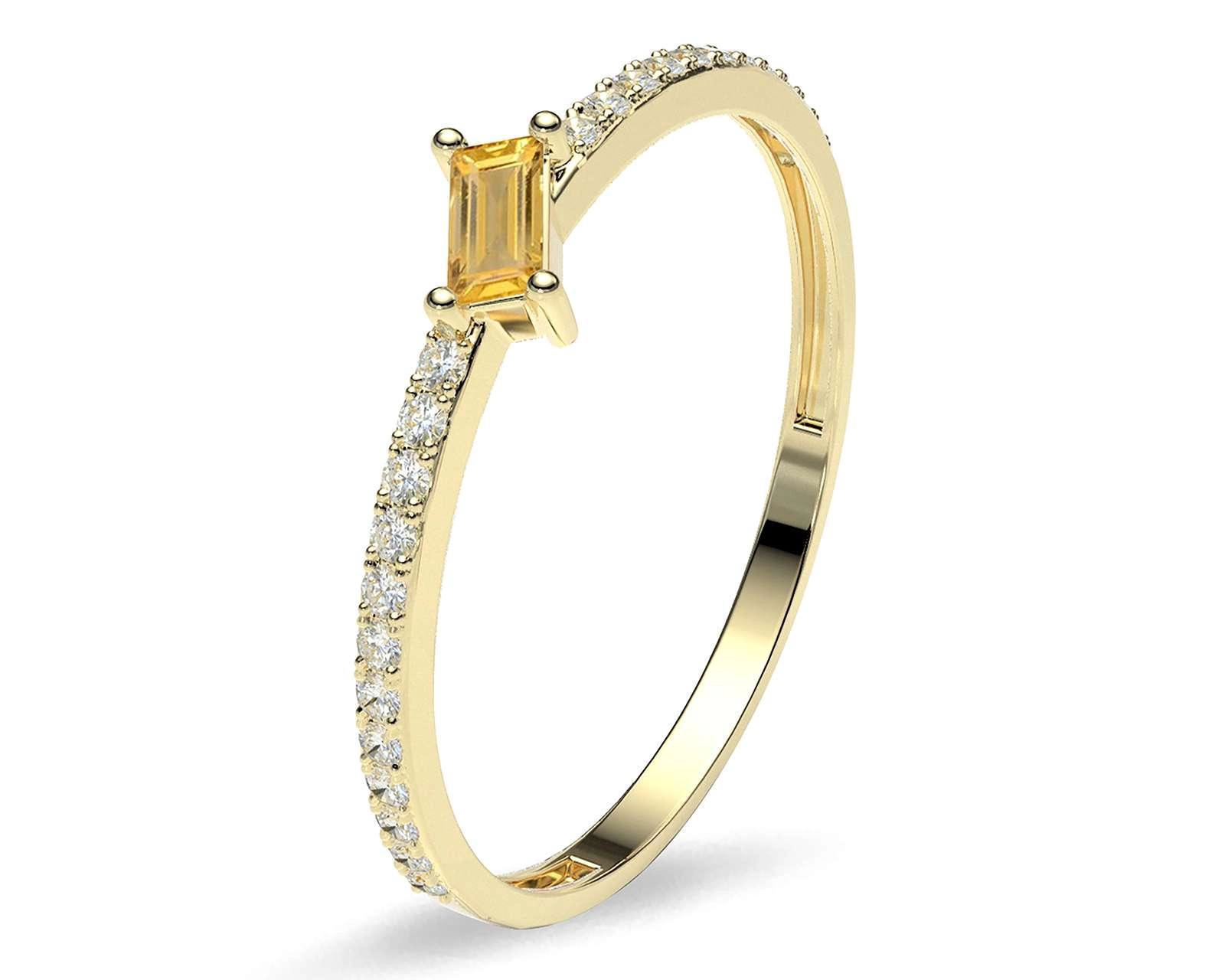 Anillo de Oro 10K Moments Baguette No. 7-7.5 $1,299