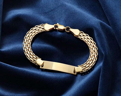 Foto 3 | Pulsera de Oro 10K Sentimientos