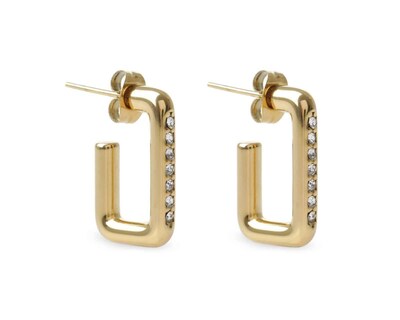Foto 2 | Aretes de Acero Inoxidable Thinner
