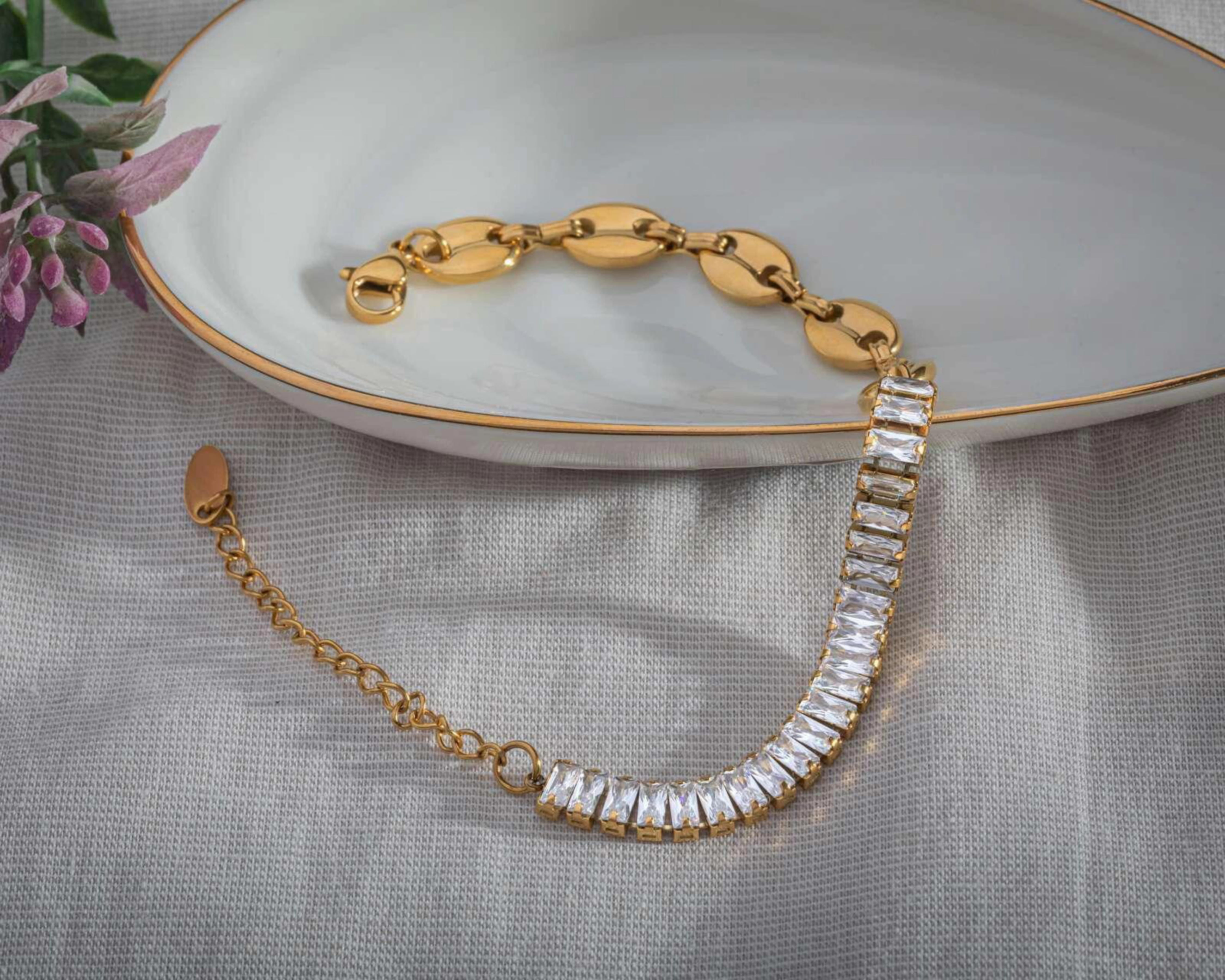 Foto 6 pulgar | Pulsera de Acero Inoxidable Jennifer Lopez