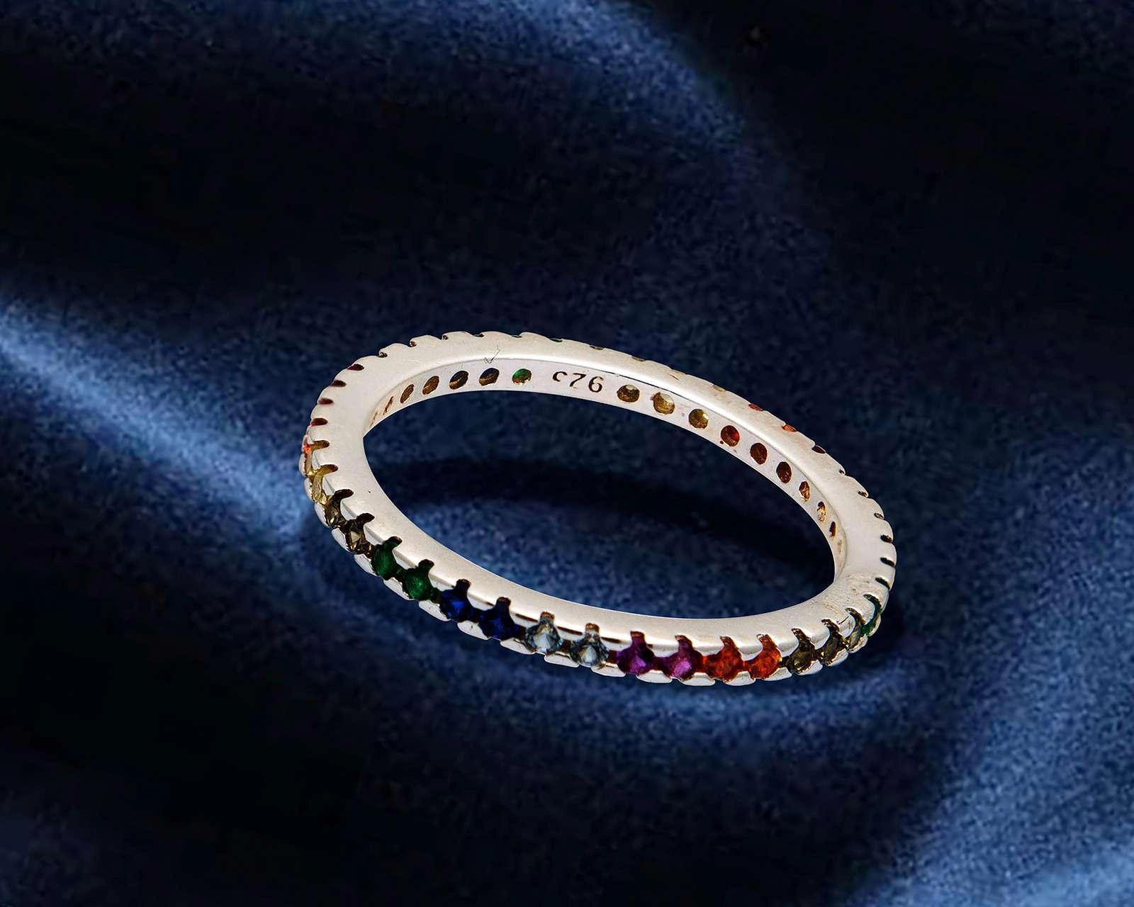 Foto 6 | Anillo de Plata Sahara Nro. 8 - 8.5