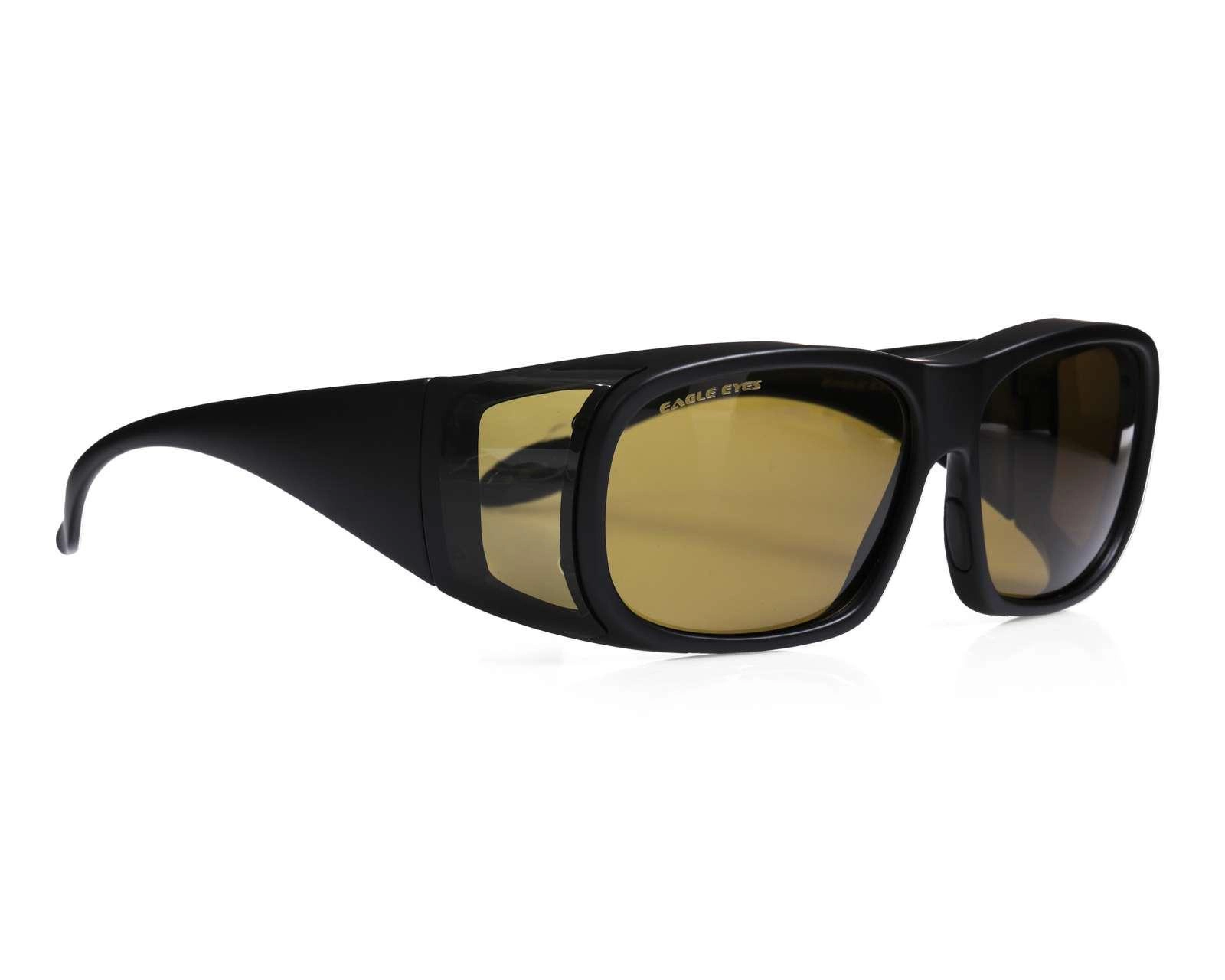 Lentes de Sol Eagle Eyes Deportivos Fits Ons Black Negro