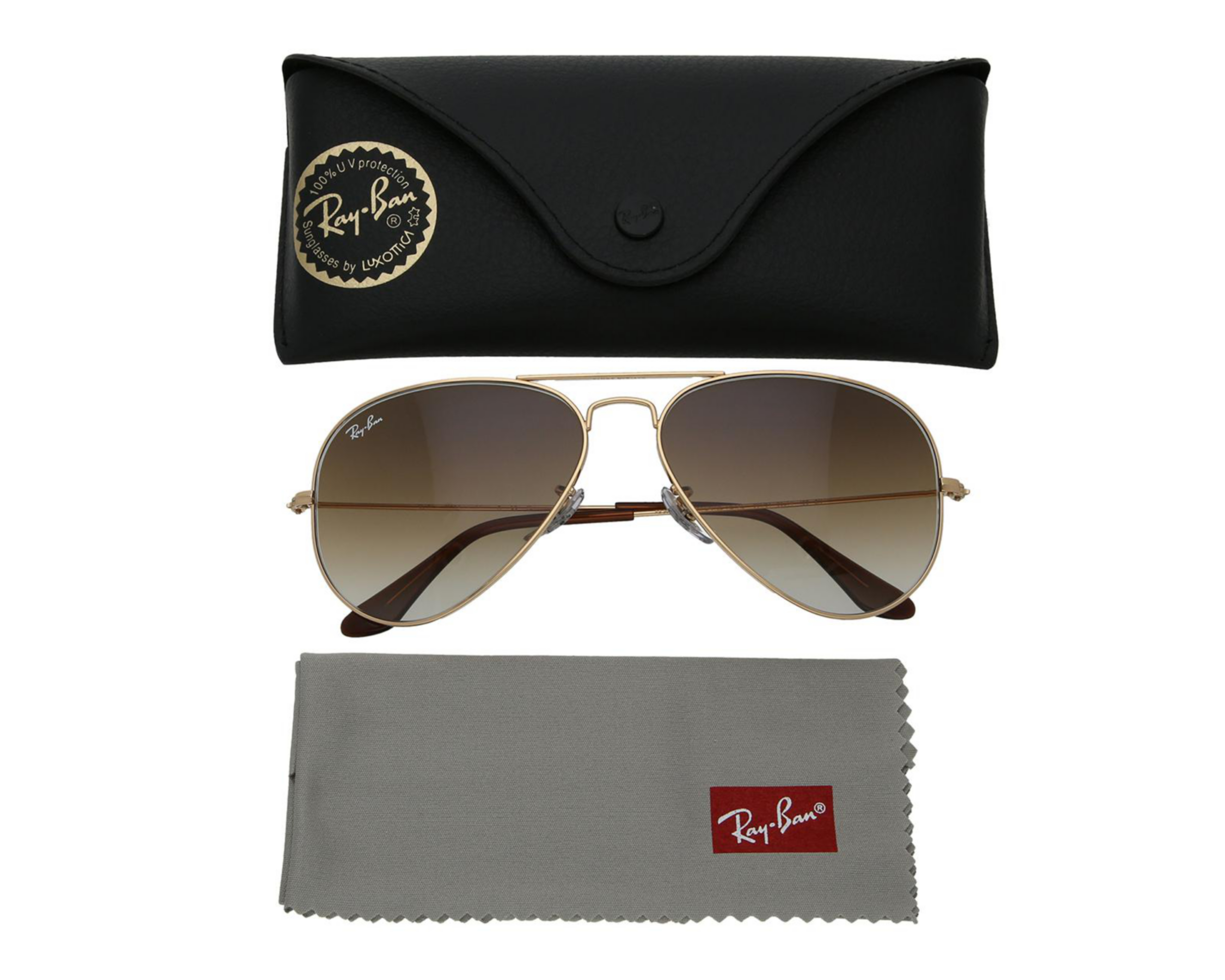 Foto 5 | Lentes de Sol Ray Ban Aviador RB3025 Dorado