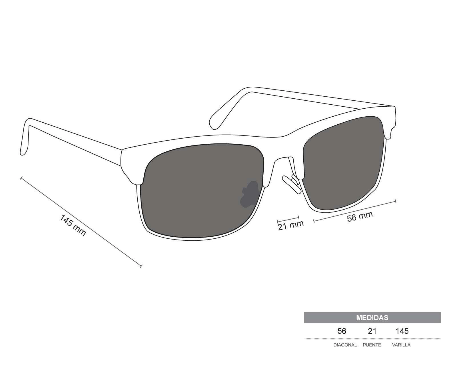 Foto 8 | Lentes de Sol Ray Ban Wayfarer RB3016 W036551 Negro