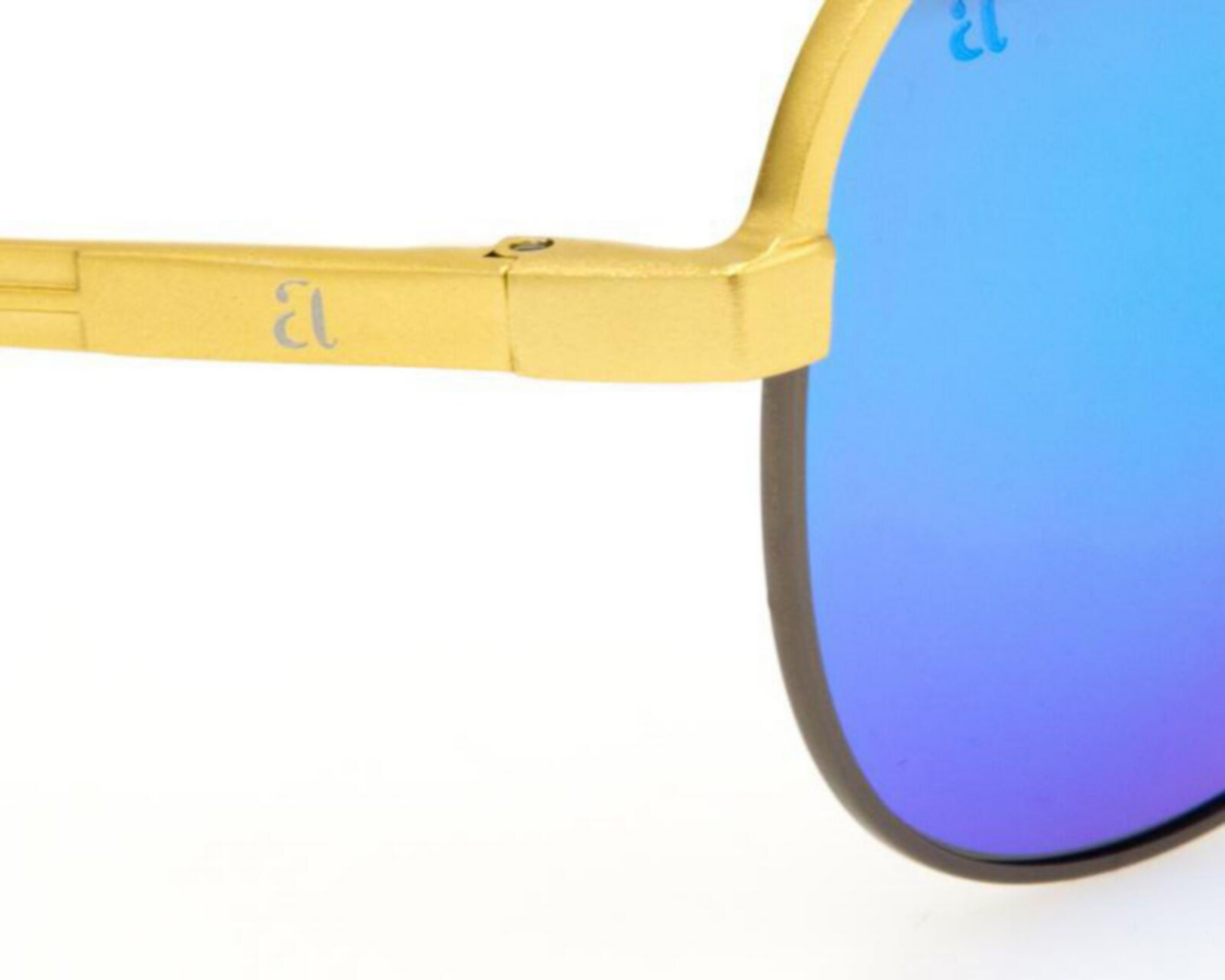 Foto 4 | Lentes de Sol A Occhiali Aviador Dorado