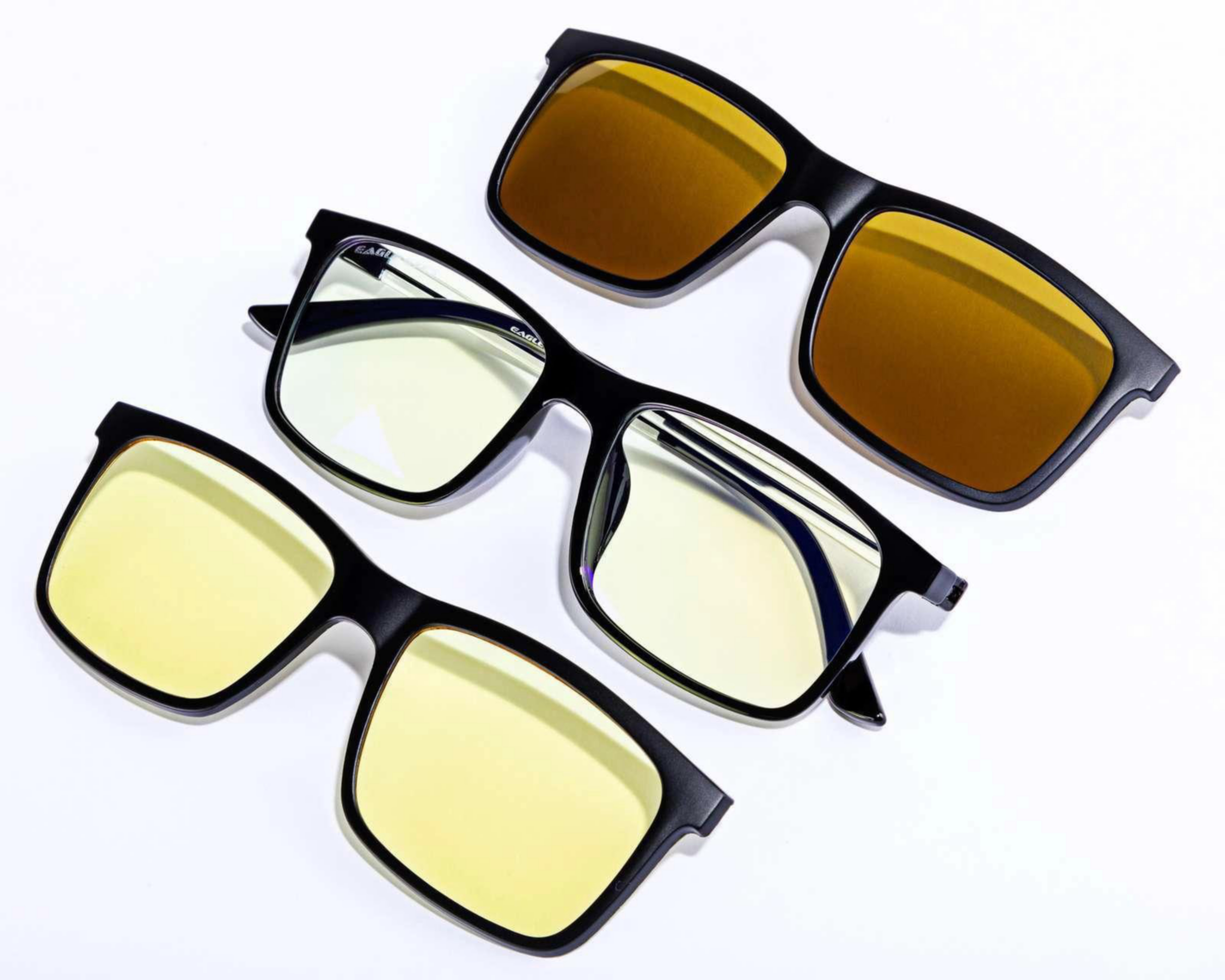 Foto 7 pulgar | Lentes con Micas 3 en 1 Eagle Eyes Wayfarer Negro