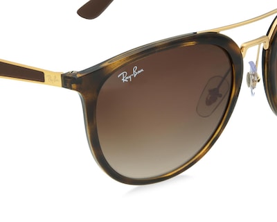 Foto 4 | Lentes de Sol Ray Ban Redondos 0RB4285710/1355 Café