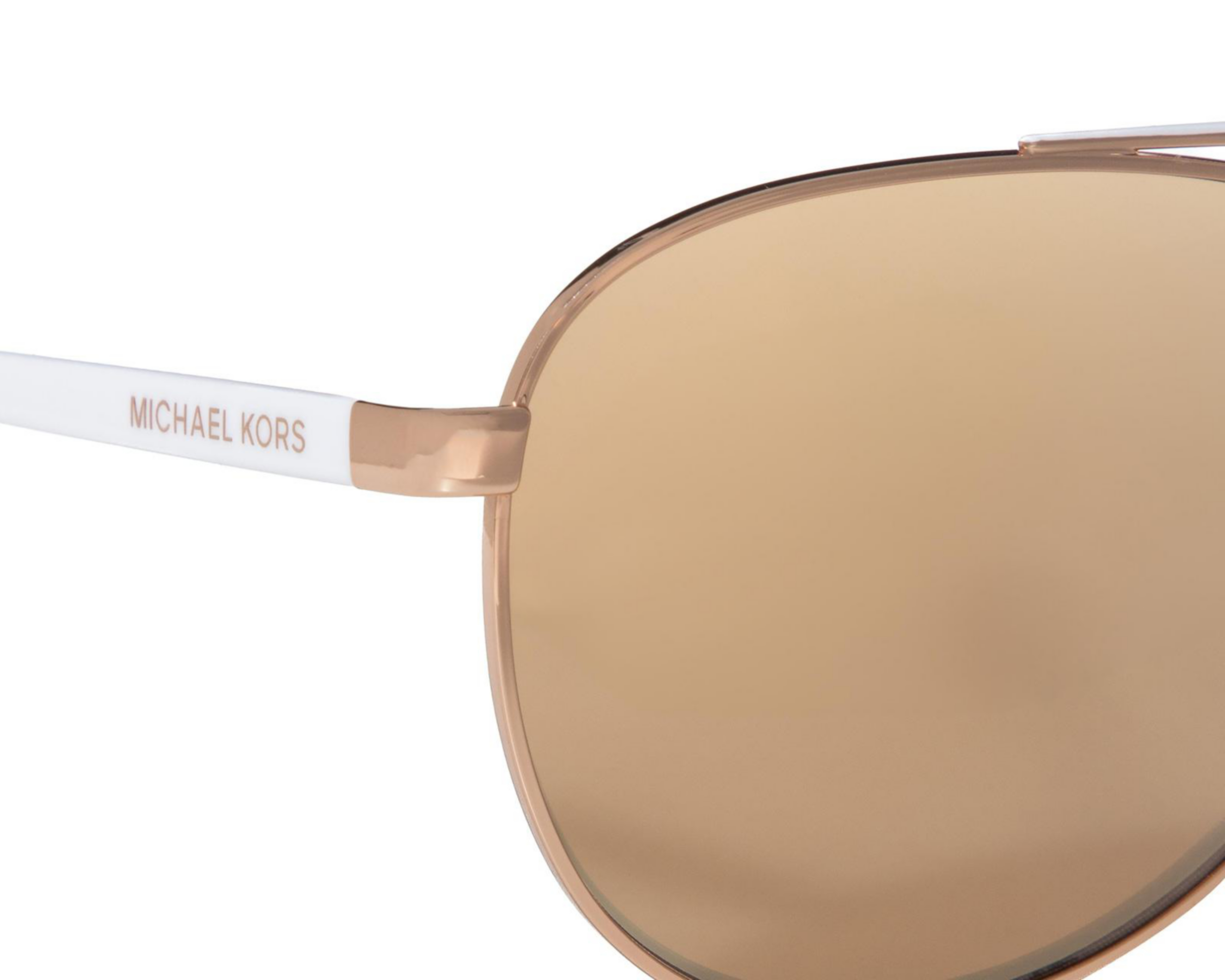 Foto 4 | Lentes de Sol Michael Kors Aviador Dorado