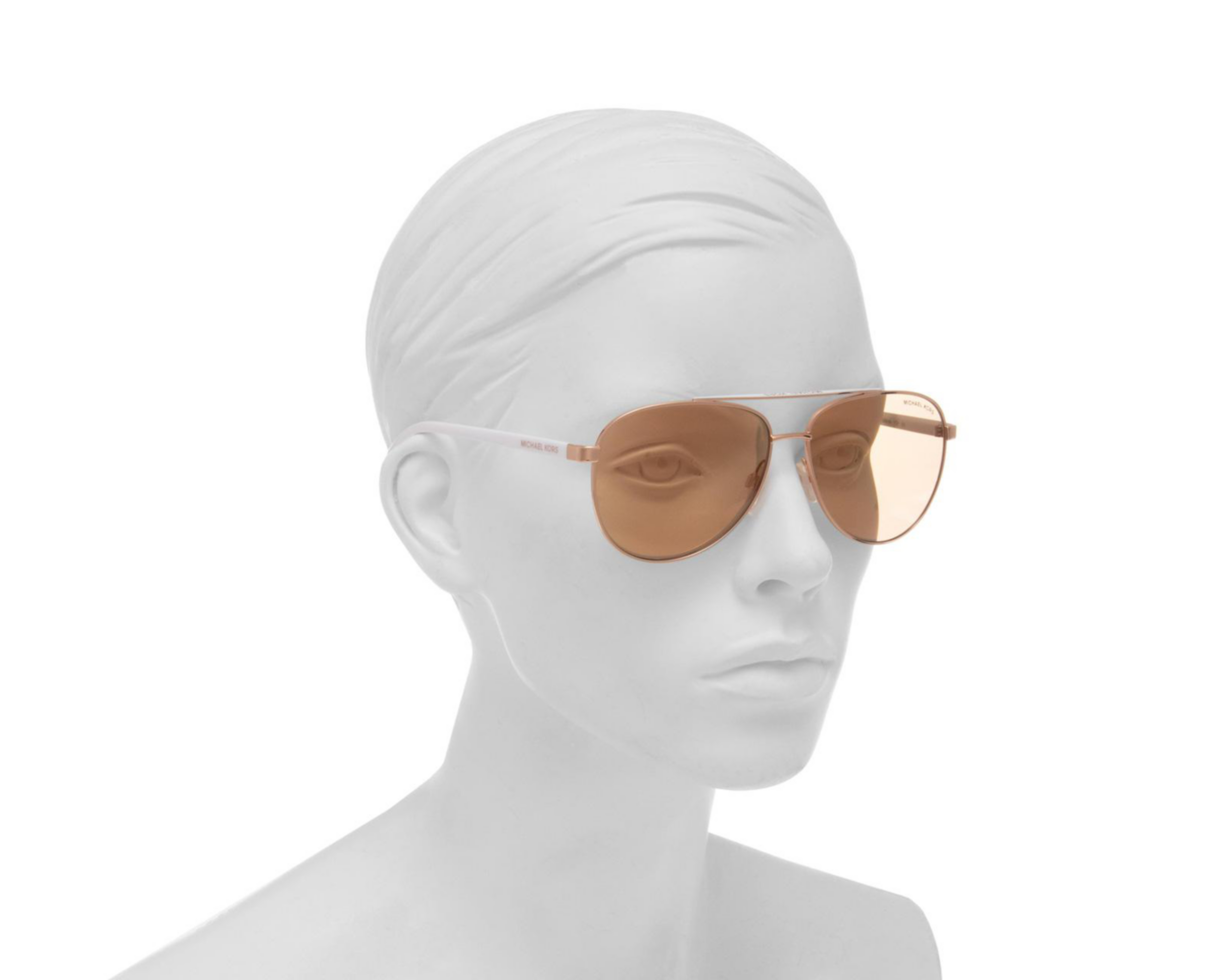 Foto 7 | Lentes de Sol Michael Kors Aviador Dorado