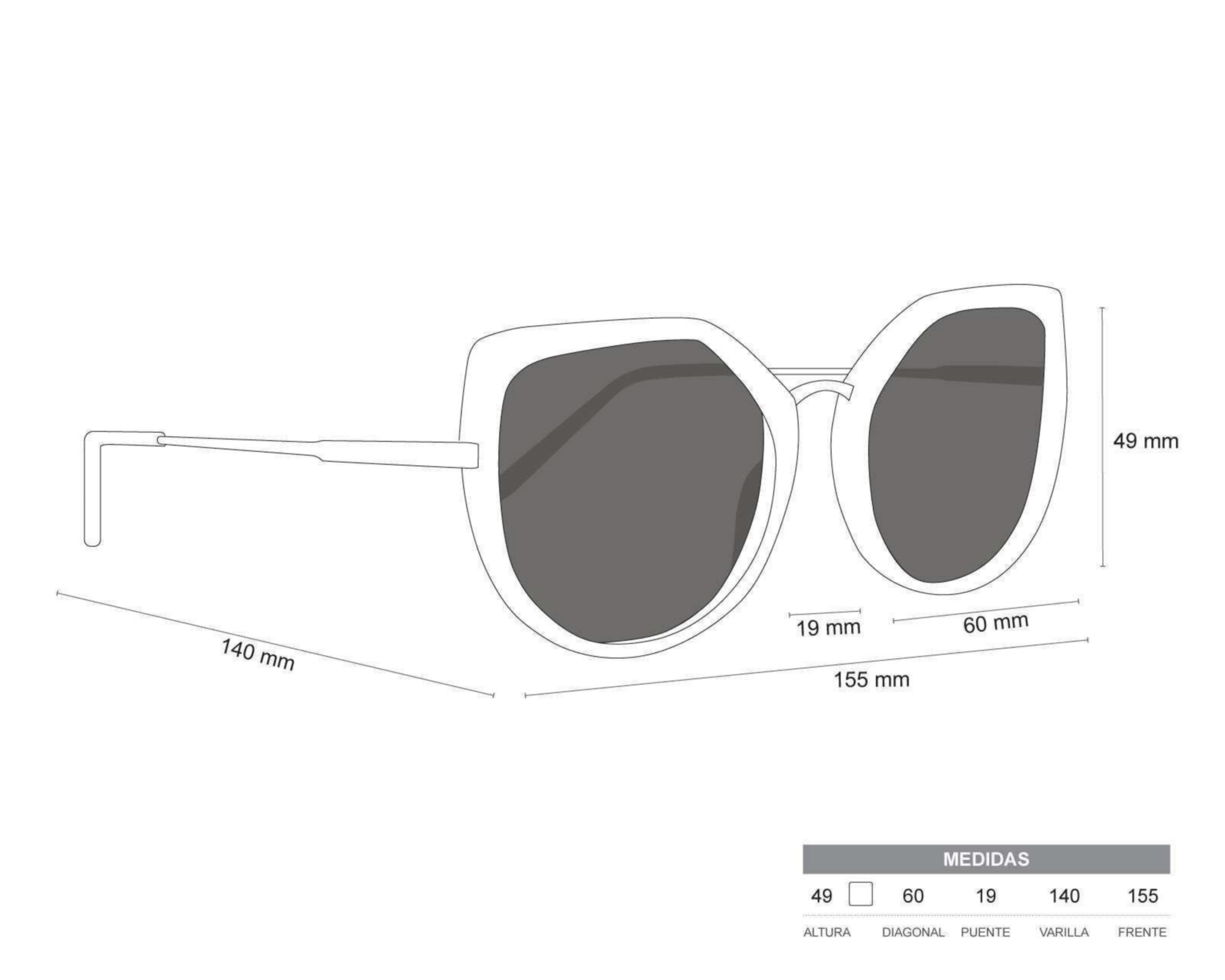 Foto 10 pulgar | Lentes de Sol Ralph Cat Eye color Café