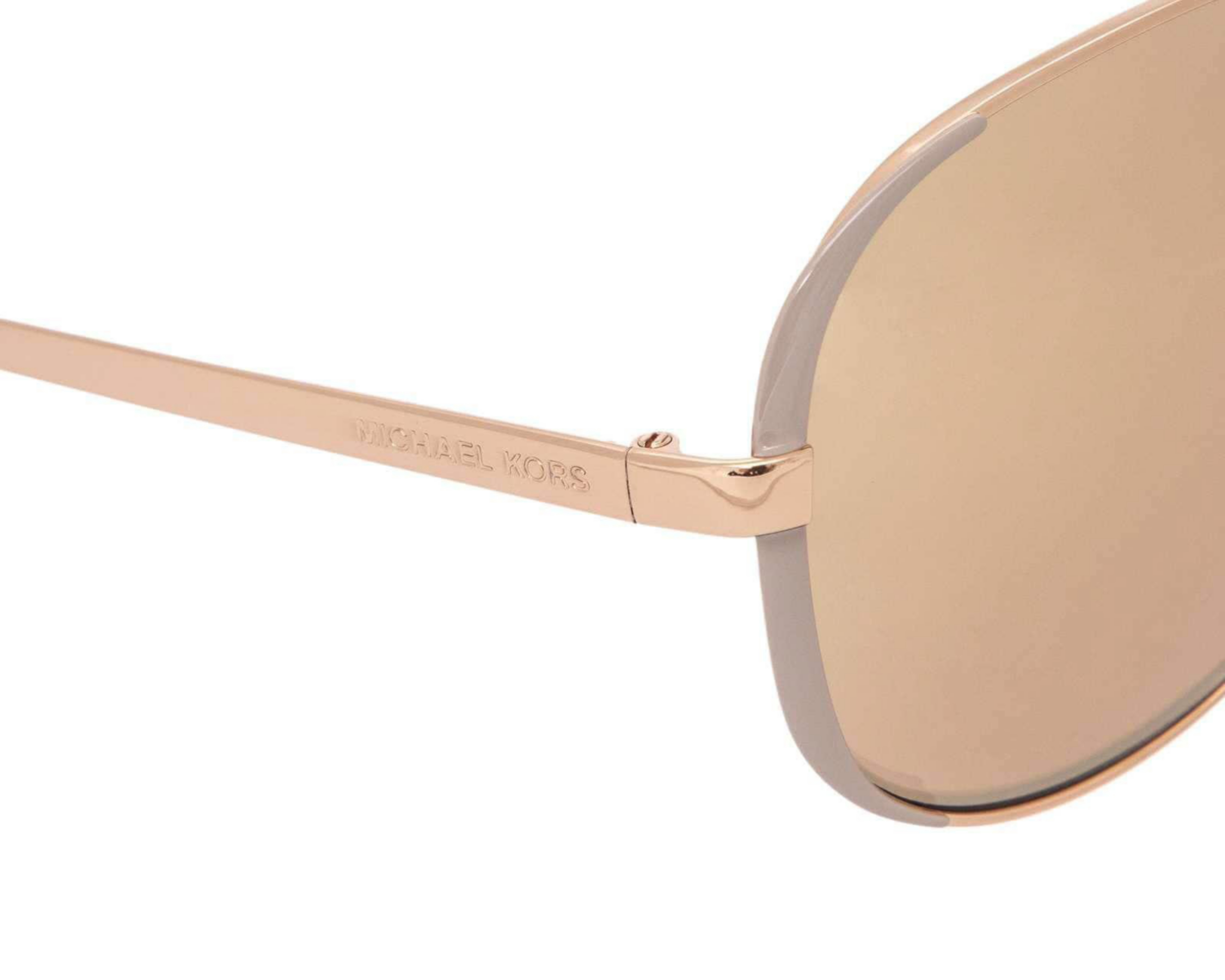 Foto 4 | Lentes de Sol Michael Kors Aviador Oro Rosado