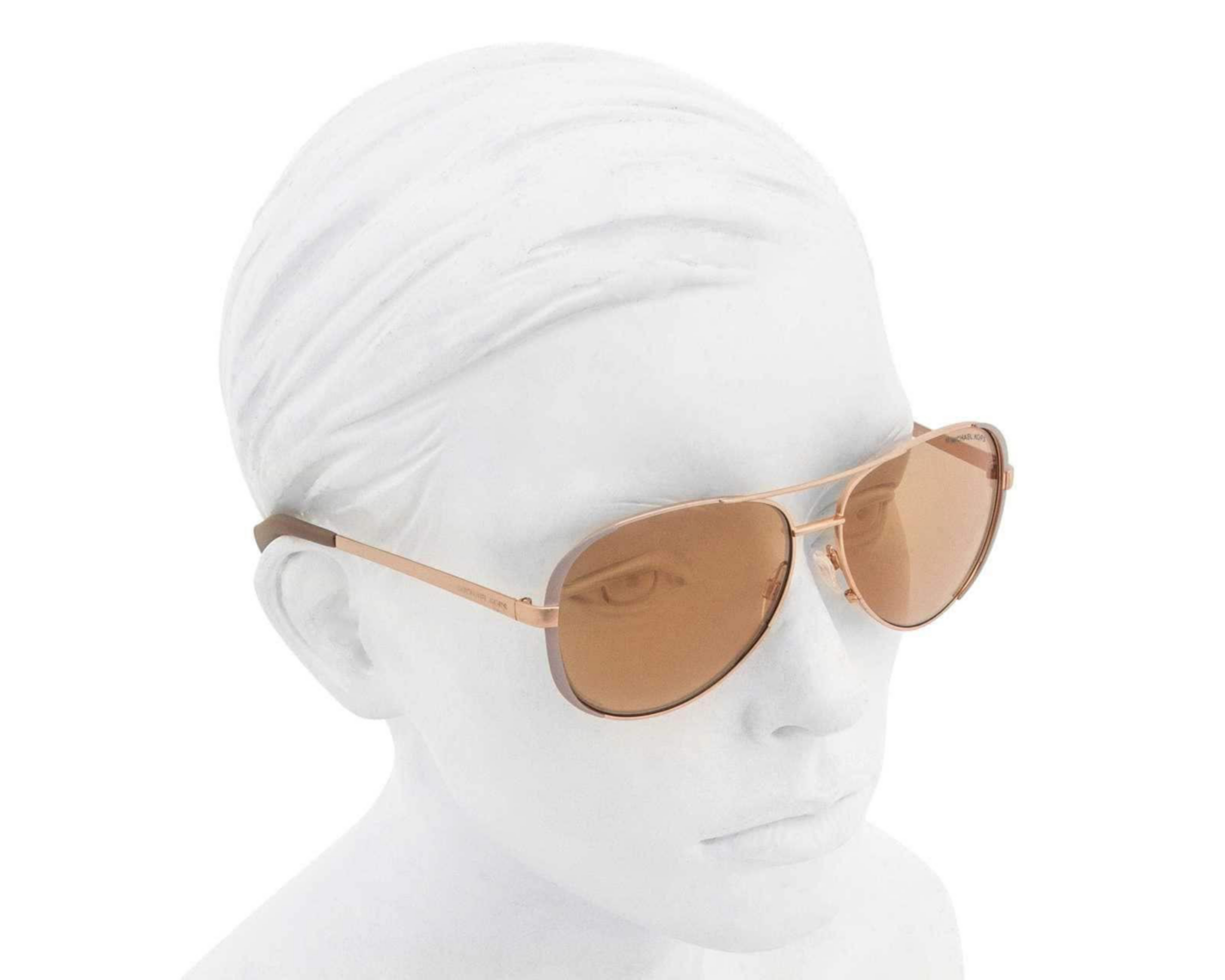 Foto 7 | Lentes de Sol Michael Kors Aviador Oro Rosado