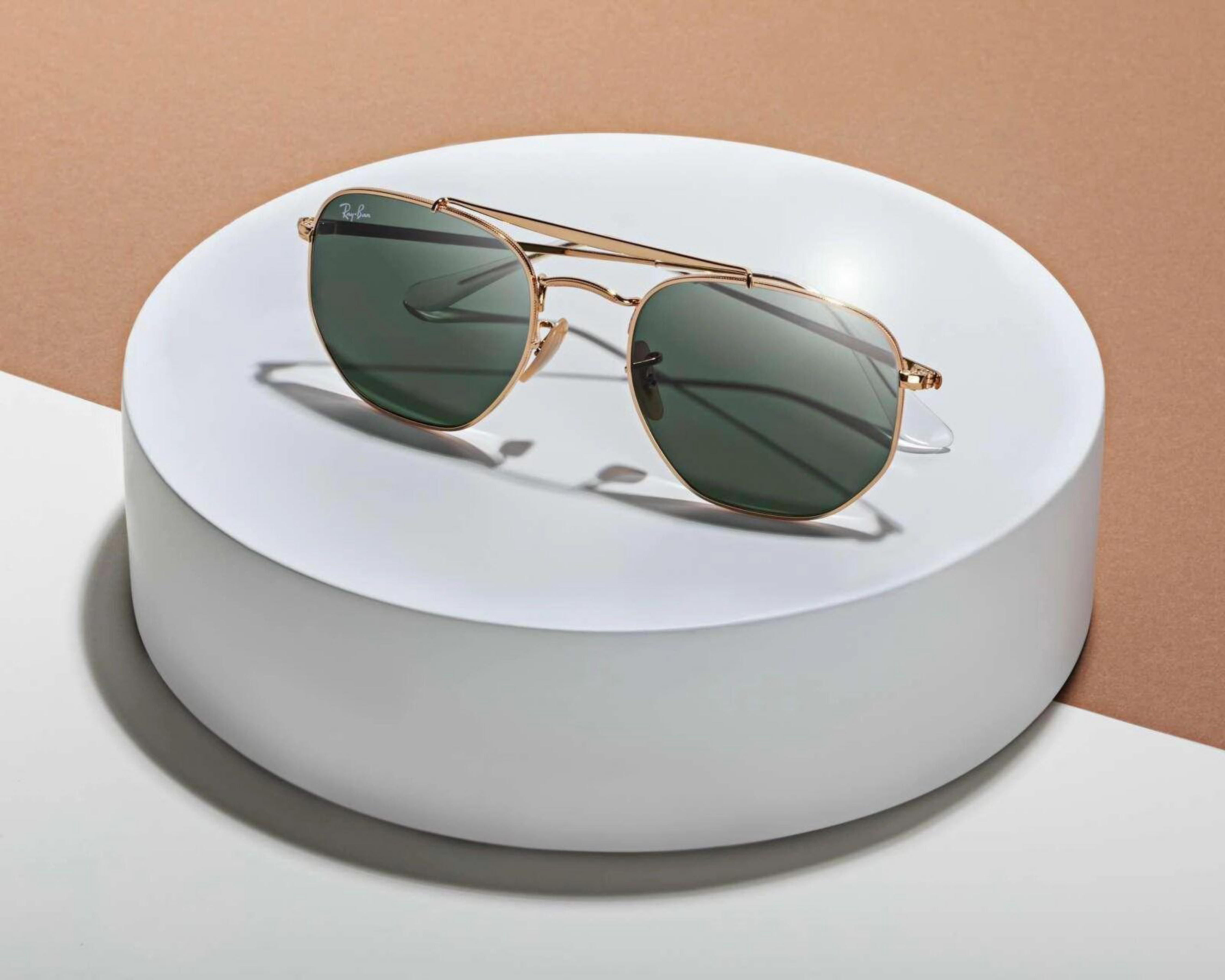 Foto 4 | Lentes de Sol Ray-Ban Redondos Dorado