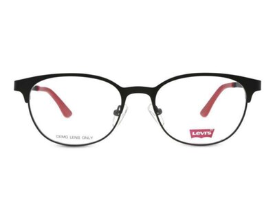 Foto 2 | Armazón Oftálmico Levi's Redondos Negros
