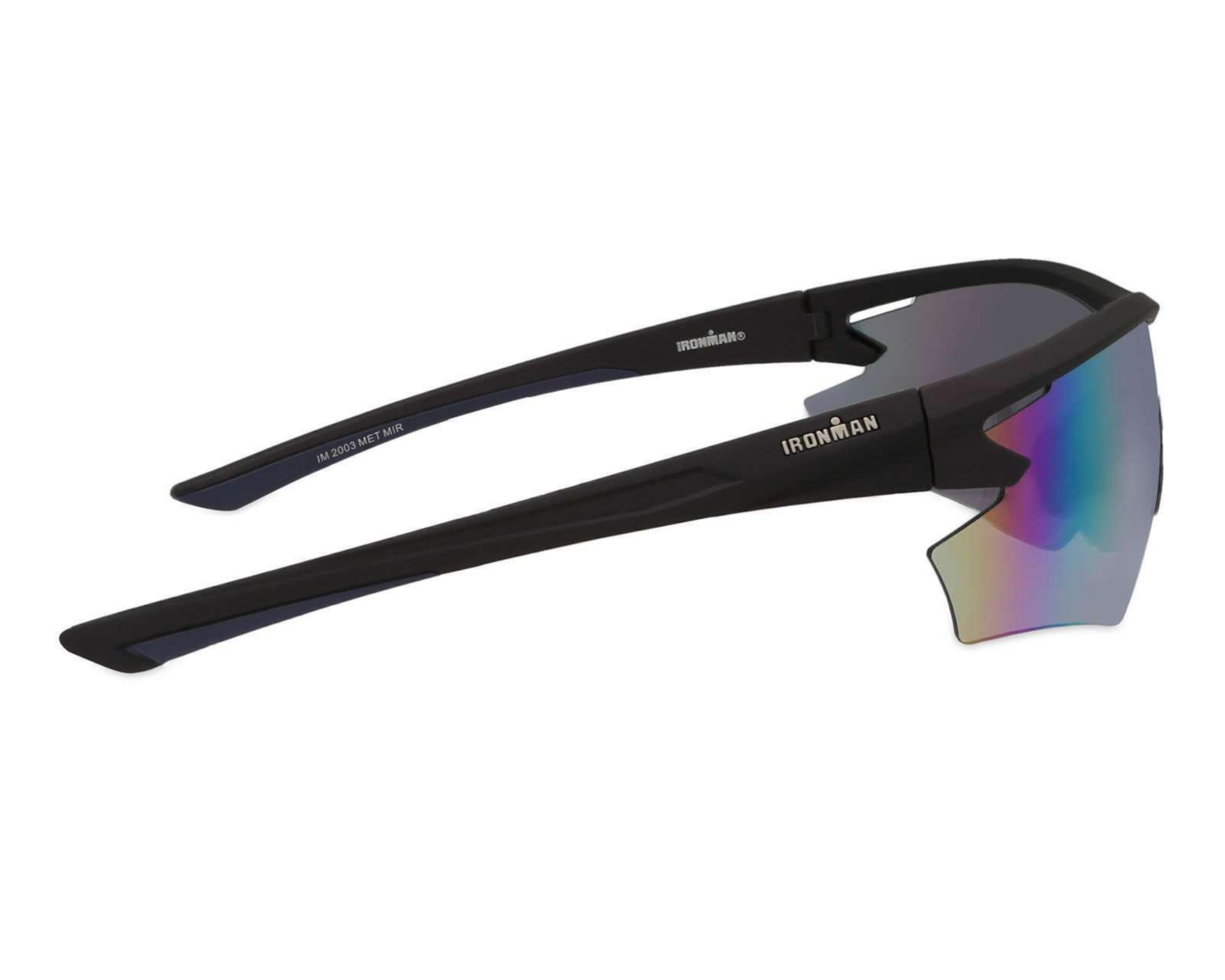 Foto 4 pulgar | Lentes de Sol Iron Man Deportivos Negro