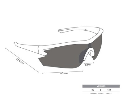 Foto 9 | Lentes de Sol Iron Man Deportivos Negro