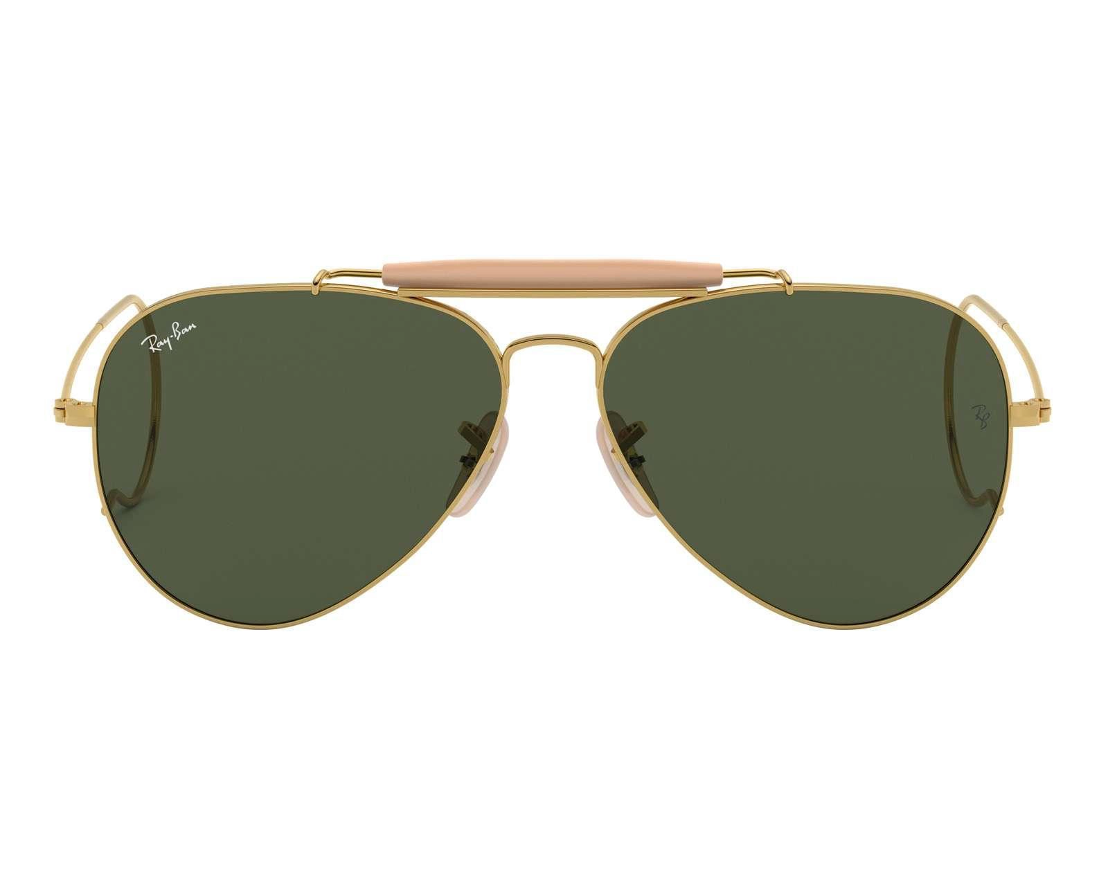 Foto 3 pulgar | Lentes de Sol Ray Ban Aviador color Dorado